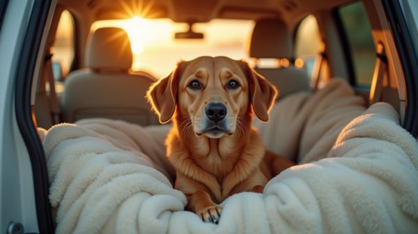 Coussin chien voiture : confort et sécurité pour vos trajets